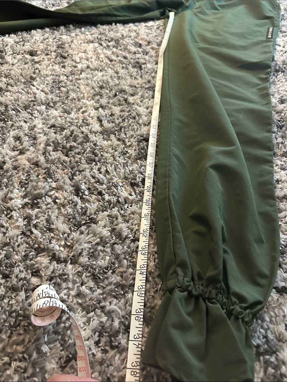 Original Bug Shirt Company Olive Green Elastic Ankle Jogger Pants - Picture 7 of 9